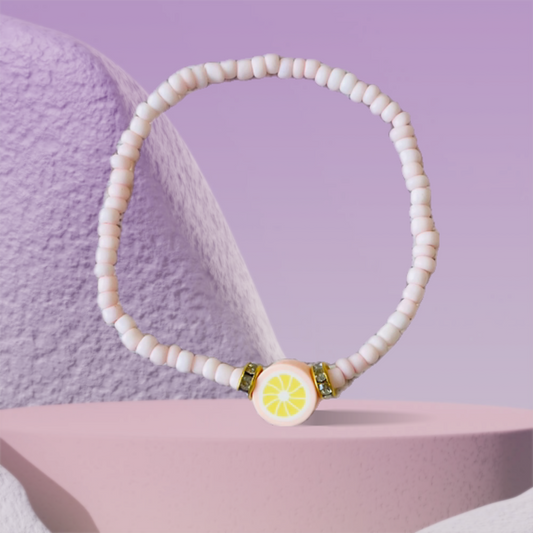 Fruity pink lemon bracelet