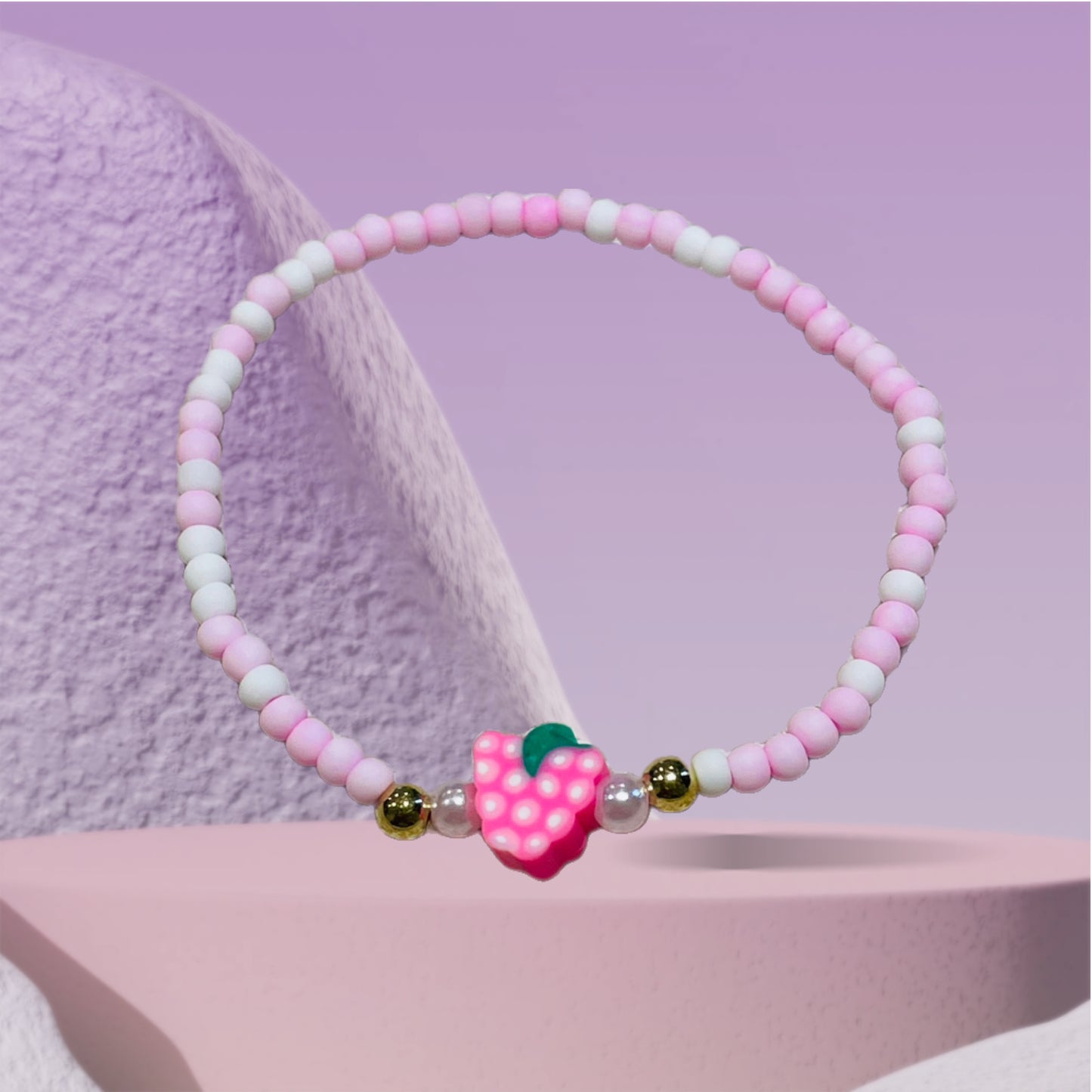 Light Pink Grape Bracelet