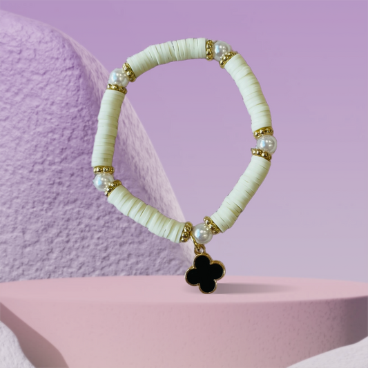 Black Clover Clay Bracelet