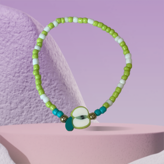 Green Tropical Apple Bracelet