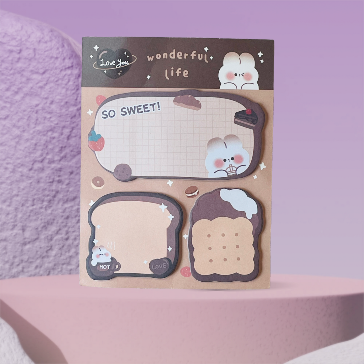 Sweet Toast and Coffee Sticky Notes