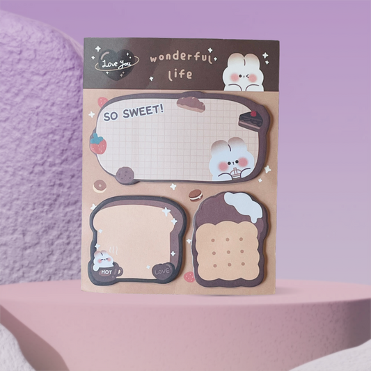 Sweet Toast and Coffee Sticky Notes