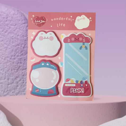 Bubble Gum Sticky Notes